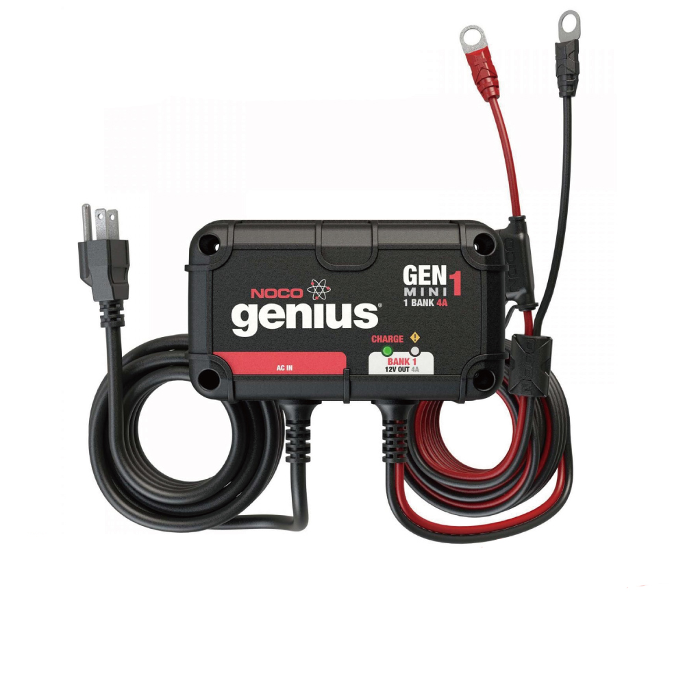 NOCO Genius GENM1 - 1-Bank 4 Amp On-Board Battery Charger