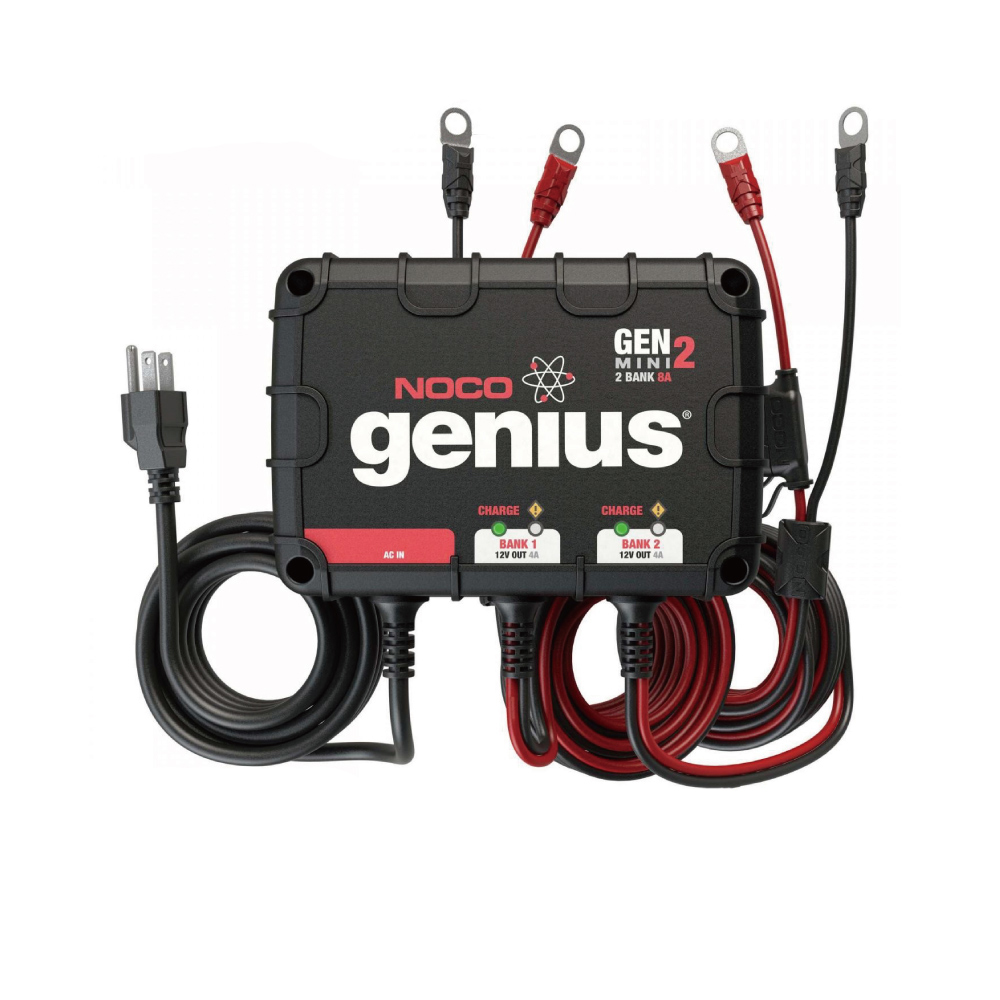 NOCO GENM2 - 2-Bank 8 Amp On-Board Battery Charger